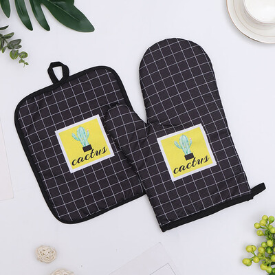 

Anti-Hot Microwave Oven Glove Table Placemats Heat Resistant Tablemat