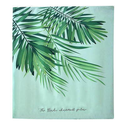 

Plants Digital Printed Sheer Doorway Short Kitchen Door Curtains Home Decor