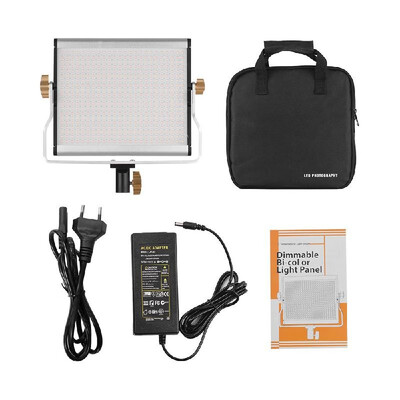 

Andoer Portable Video Light Panel Fill-in Lamp with 480 LED Beads CRI95 Adjustable Brightness 3200-5600K Color Temperature for St