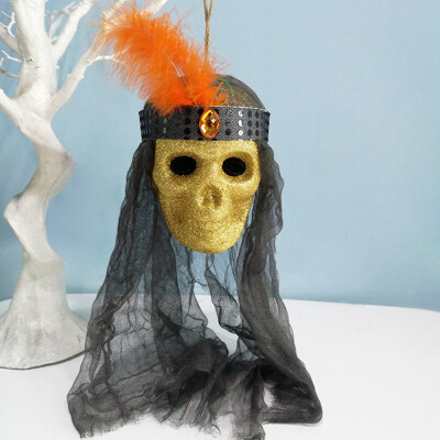 

Halloween Hanging Decor Pirates Corpse Skull Haunted House Bar Home Garden Decor