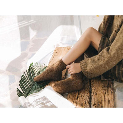 

Women&39s Colorful Soft & Cozy Warm Microfiber Fuzzy Indoor or Winter Crew Socks