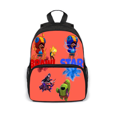 

Brawl&Stars Kids School Backpack Polyester Waterproof anti-scratch School Bag Lunch Bag for School Travel Hiking Picnic