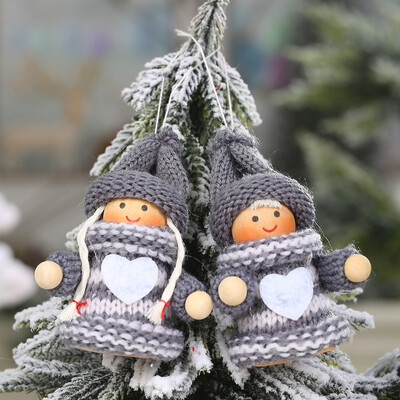 

Siaonvr Christmas Plush Santa Old Man Doll Ornaments Creative Gift Xmas Tree Decoration