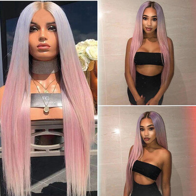 

Tailored Womens Fashion Wig Black Synthetic Hair Long Wigs straight Wig