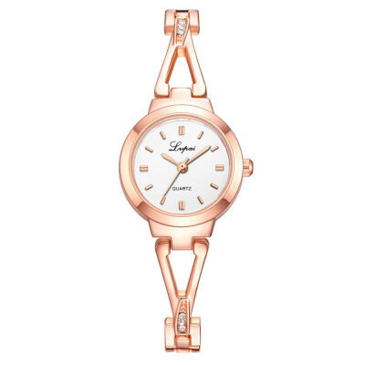 

Top Brand Women Watches Rose Gold Dial Ladies Quartz Wristwatch High Quality Alloy Strap Fashion Clock Relojes Para Mujer50