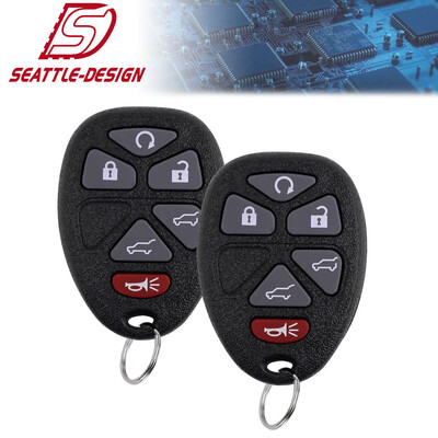 

2 For 2007 -2014 GMC Yukon Cadillac Escalade keyless Entry Remote start key fob
