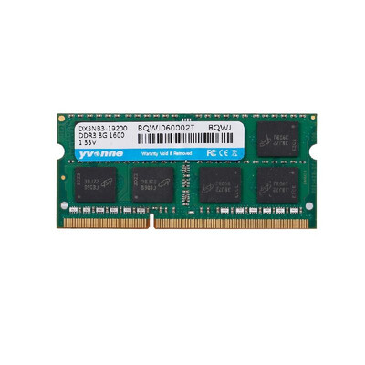

Yvonne DDR3 8GB 1600MHz 135V Memory Banks PC RAM Low Power Consumption Wide Compatibility For Laptops