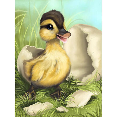 

5D DIY Full Drill Diamond Painting Cute Duck Cross Stitch Embroidery Kits