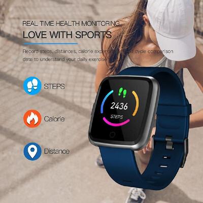 

Smart Watch IP67 Waterproof Fitness Tracker Heart Rate Monitor Blood Pressure Women men Clock Smartwatch For Android IOS