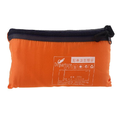 

Ultra-light Single Polyester Pongee Healthy Sleeping Bag Liner Portable Camping Travel Sleeping Bag Blue
