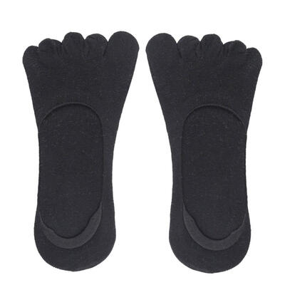 

1 Pair Five Finger Toe Socks Elastic Solid Summer Breathable Boat Socks
