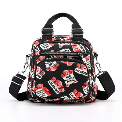 

Fashion Shoulder Bag Nylon Oxford Cloth Handbag Single Shoulder Slant Bag Printing Multipurpose Backpack Canvas