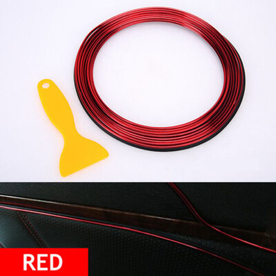 

5 Meters Car Styling Strips Trim Decals Interior Door Sticker Molding Line Decor