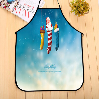 

Tailored Christmas Decoration Waterproof Apron Kitchen Aprons Dinner Party Apron