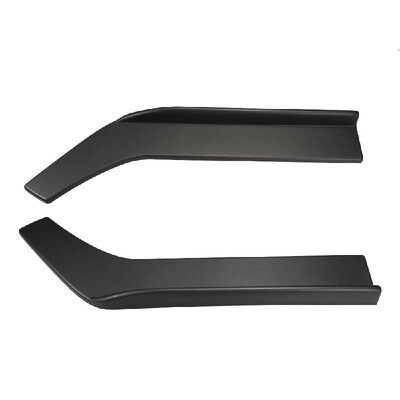 

2PCs Universal Black Car Front Body Shovel Deflector Spoiler Lip Splitter Diffuser Bumper Canard Body Shovels Car Styling