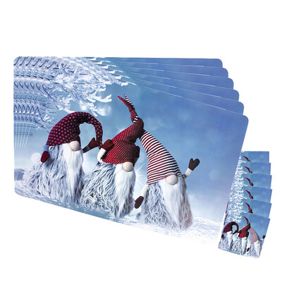 

Tailored Bowl Fork Placemat Mat Decoration Home Party Christmas PVC Dining Table Mat