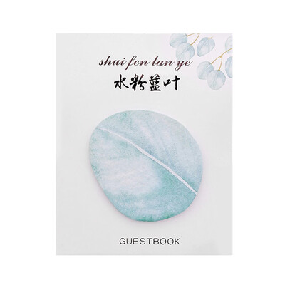 

Toponeto Cute Sticky Notes Paper Leaves Stickers Note Sticker Paper Memo Pad Stationery