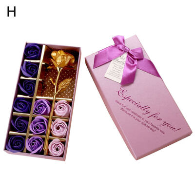 

Bath Scented Soap Rose Petal Flower in Gift Box Wedding Valentine Day Decor