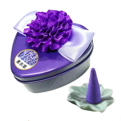 

XIANGSHININGYUAN Cupid Heart Lavender Tower Fragrance Incense Lavender Relaxation TX-6Z