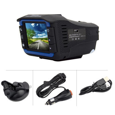 

720P Multi Russian 3 In 1 Car DVR Recorder Radar Speed Detector Car Detector Recorder