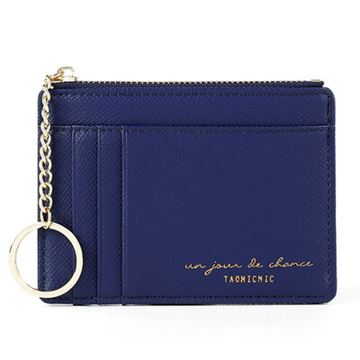 

Women Wallets 2019 Fashion Leather Zipper Purse Metal Chains Coin Purse Card Holder Money Bag 9 Colors Letters Print Wallets