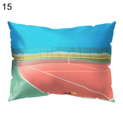 

Circle Wave Geometric Pattern Pillow Cover Cushion Case Car Sofa Bedroom Decor