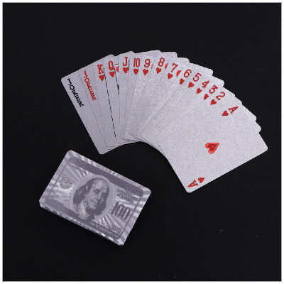 

Creative Individuality Colorfast Environmental PVC Plastic Waterproof Table Games Playing Cards Poker