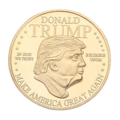 

Trump Gold Plated Commemorative Coin Souvenir Metal Antique Collection Gift