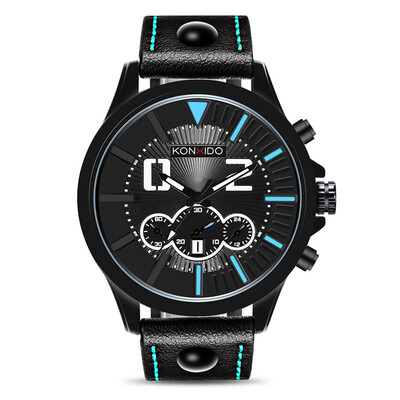 

KONXIDO gallery time 6214 creative outdoor sports large dial waterproof mens watch quartz watch
