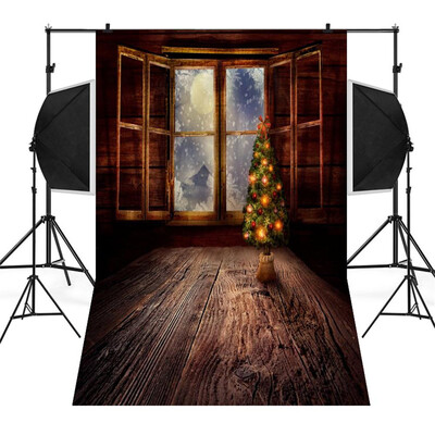 

Toponeto Christmas Backdrops Snowman Vinyl 3x5FT Lantern Background Photography Studio
