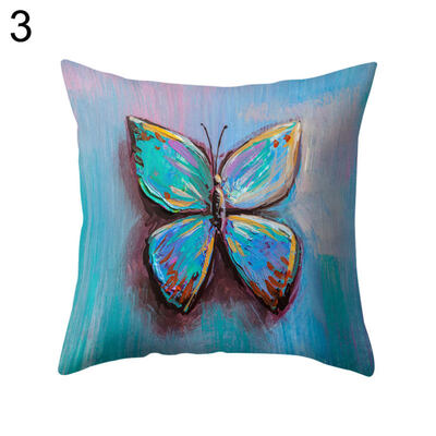 

Multicolor Butterfly Throw Pillow Protector Case Cushion Cover Bedding Articles