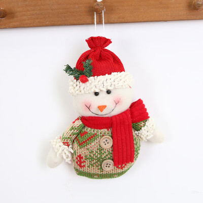 

〖Follure〗Christmas Ornaments Gift Santa Claus Snowman Reindeer Toy Doll Hang Decorations