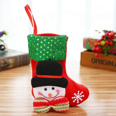 

Christmas Stockings Christmas Socks Gift Bag Christmas Tree Decoration Santa Claus Snowman