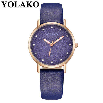 

YOLAKO Women Quartz watch Famous Luxury Female Clock Ladies Wristwatches Quartz-watch Montre Femme Relogio Feminino Hot Sale 533