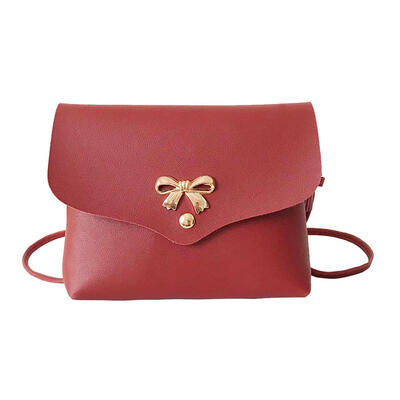 

Women Bowknot Shoulder Messenger Bag PU Leather Casual Crossbody Sling Bags