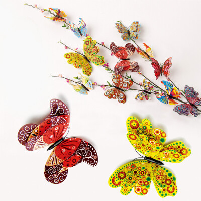 

Toponeto 3D DIY Pin type Home Decor Butterfly Curtain Dress Decorate Accessory