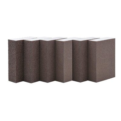 

6pcsset Drywall Polishing Sanding Sponge Block Rough Medium Fine Super fine Sandpaper Sander Tool