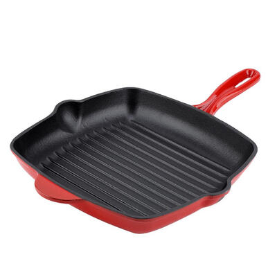 

Greensen Non-stick Cast Iron Frying Pan Griddle Pan BBQ Cooking ToolGriddle Pan Frying Pan