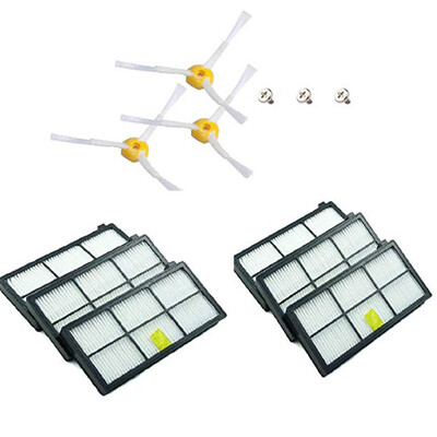 

〖Follure〗Spare Parts For 6 Filters And 3 Brushes For The Roomba 800 And 900 Series