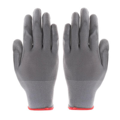 

PU Gloves Worker Driver Builders Gardening Protective Safety Grey Mittens