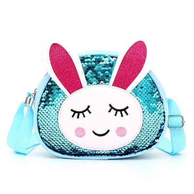 

PU Sling Bag Rabbit Fashion Sequin Packs Kids Girl Crossbody Shoulder Bags