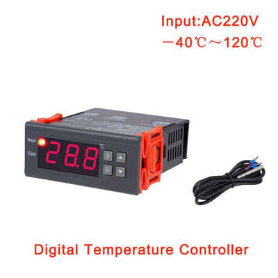 

MH1210A AC220V Intelligent Digital Thermostat Electronic Temperature Control Table Refrigeration Heating Controller