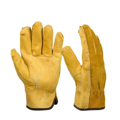 

Genuine Leather Work Gloves Anti-slip Driver Gardening Gloves For Mechanical Repair Vehicle