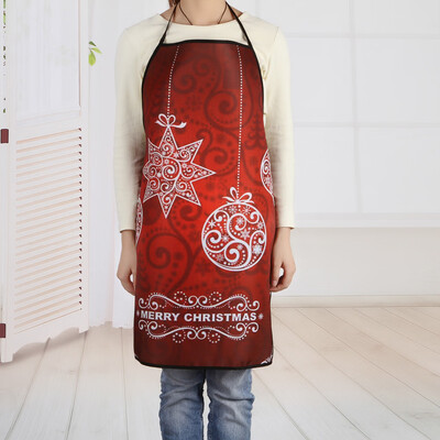 

Toponeto Christmas Decoration Waterproof Apron Christmas Dinner Party Apron