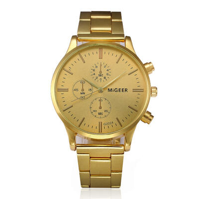 

Europe And America Fashion Mens Wristwatches Luxury Casual Watches With Stainless Steel Strap