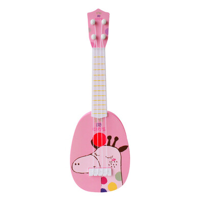 

Siaonvr Kids plastic Toy Sturdy Ukulele Non-toxic Musical Instrument Preschool Music
