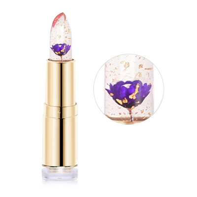 

Dry Flower Jelly Lipstick Transparent Natural Red Temperature Color Change Long-lasting Moisturizer Flower Lipsticks Makeup
