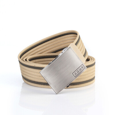 

High quality Nylon belt fashion trend Alloy soomth buckle Men belt Thicken Nylon Men outdoor casual cowboy pants belt