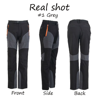 

UNSIOM Mens Outdoor Mens Soft shell Camping Tactical Cargo Pants Combat Hiking Trousers
