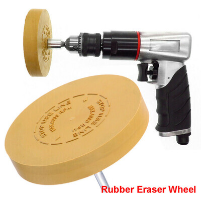 

〖Follure〗Rubber Eraser Wheel 35 Inch 88mm Decal Removal Pinstripe Sticker Decal Remover